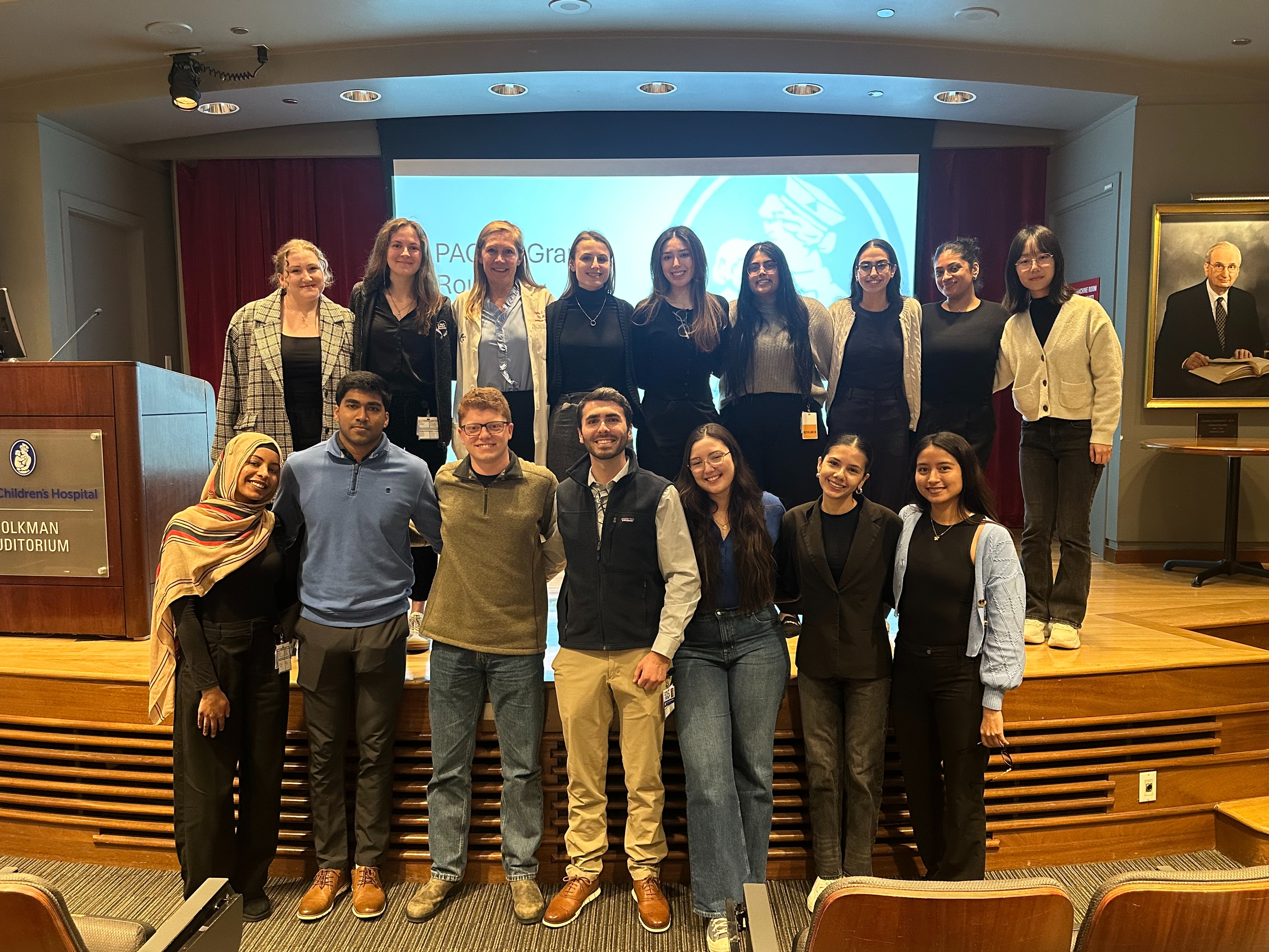 Group photo of team's 2025 interns