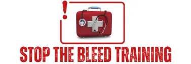 Stop the Bleed Training, medic bag with stethoscope