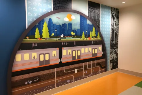 Hale Family Building artwork