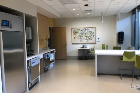 Kitchen space in Hale Family Building